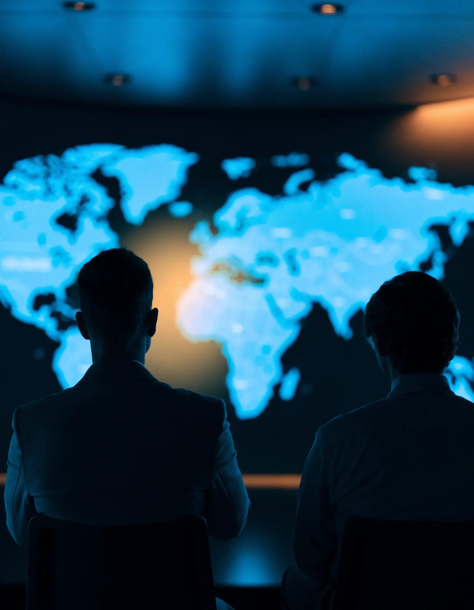 An operations command centre overseeing infrastructure.