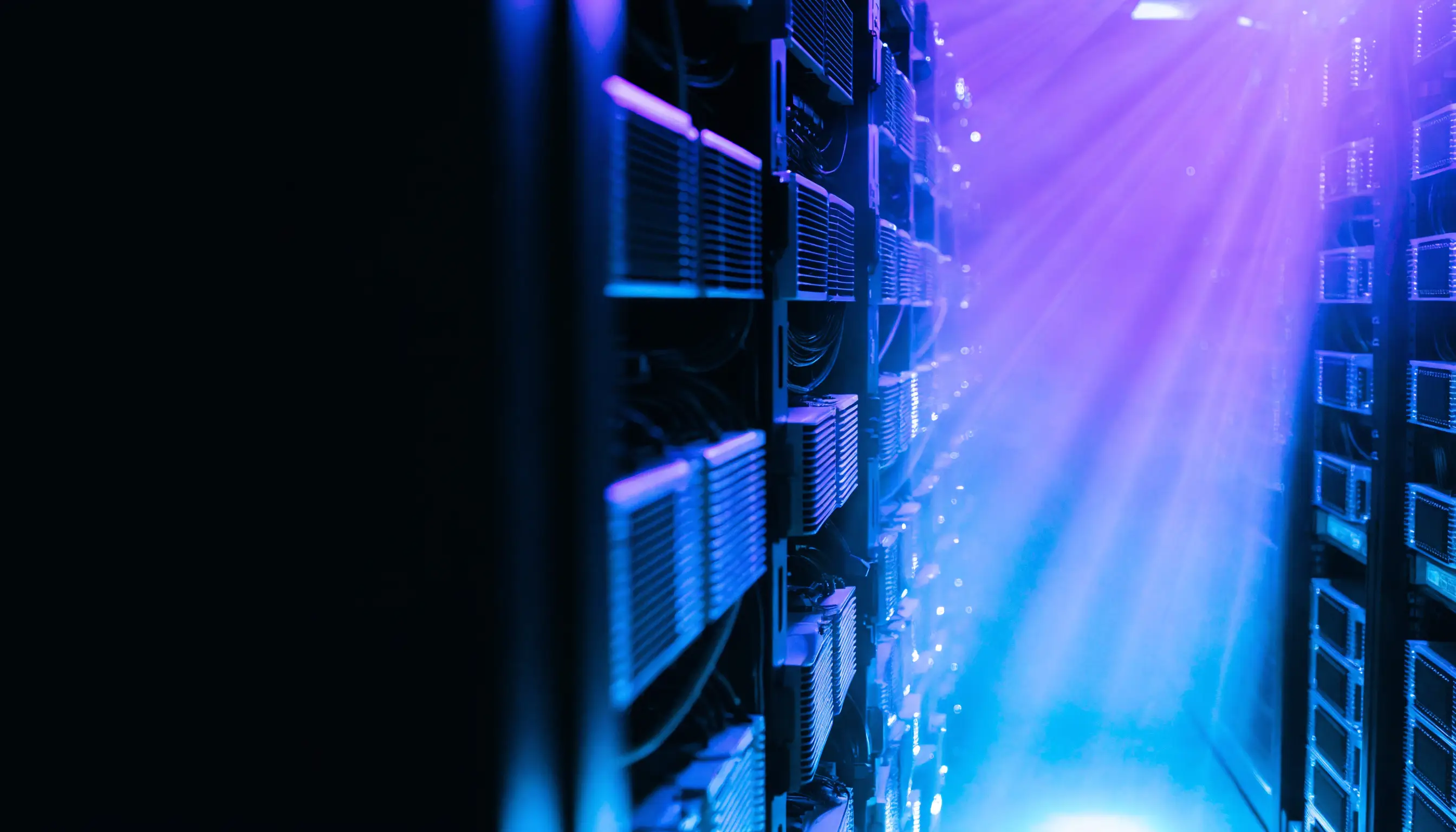 A high-density GPU compute cluster for private AI workloads.